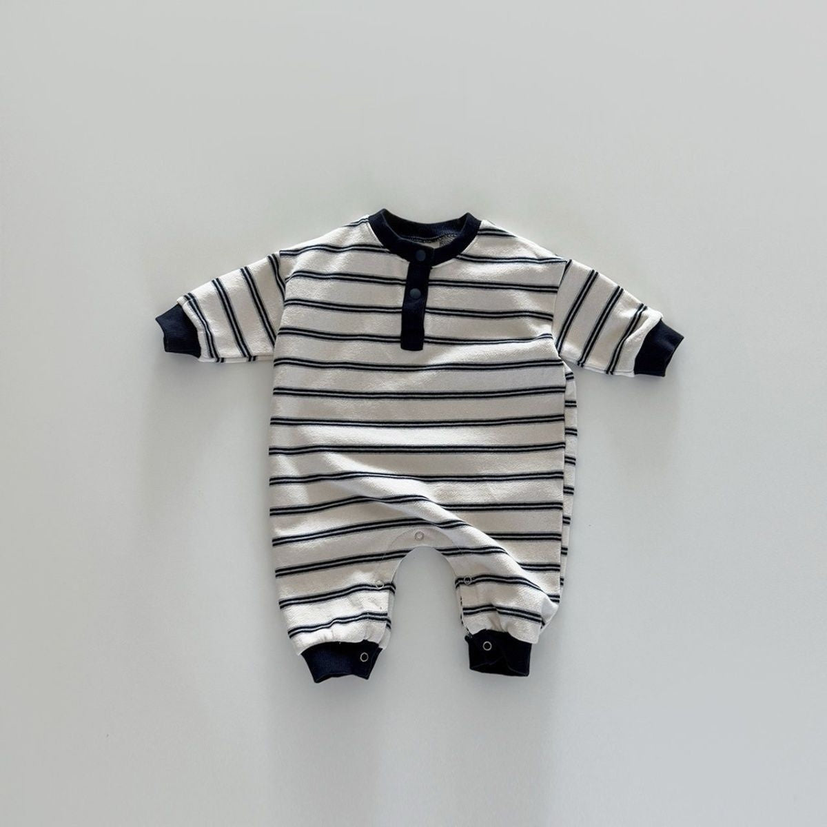 Jumpsuit Striped Long Sleeve