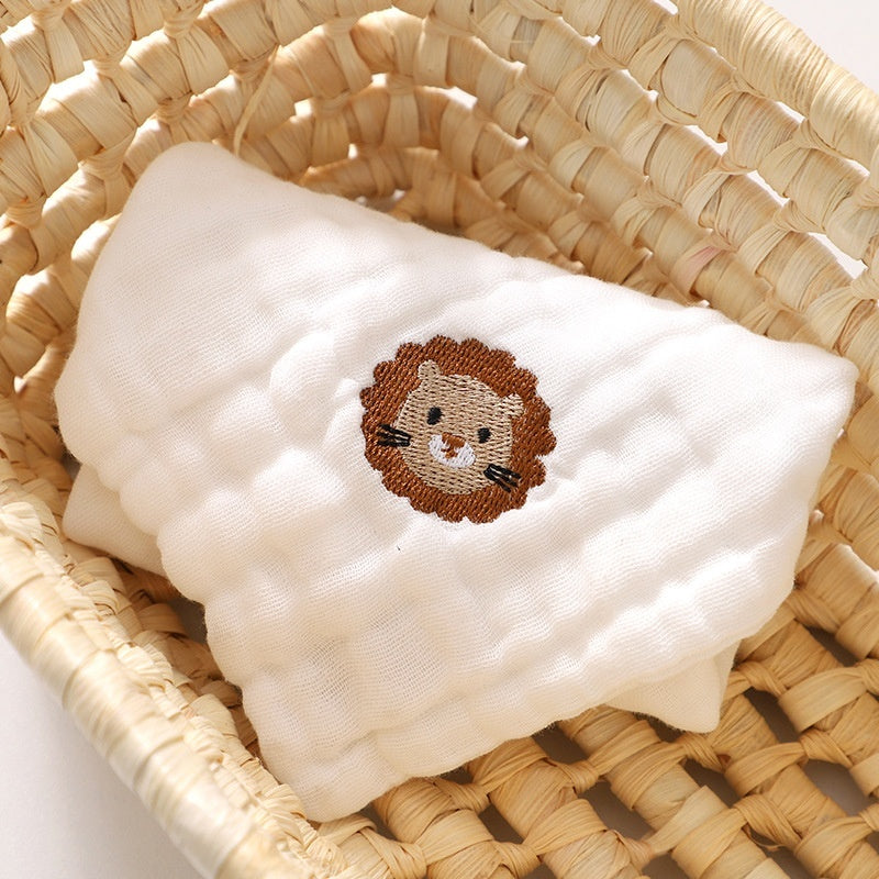 Small Square Saliva Towel