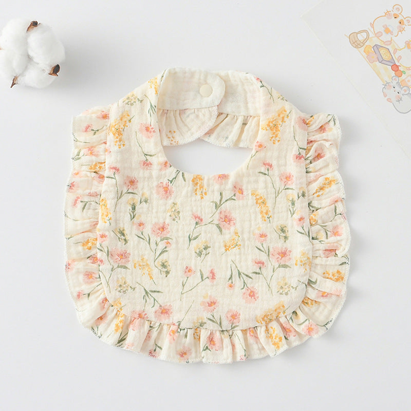 Lace Ruffled  Bib