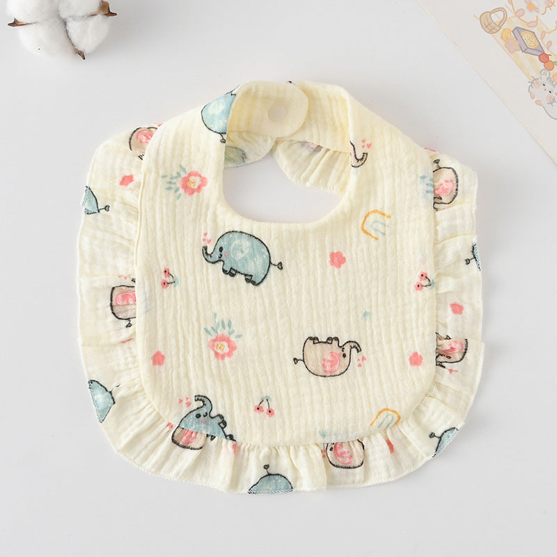 Lace Ruffled  Bib