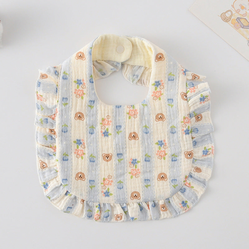 Lace Ruffled  Bib