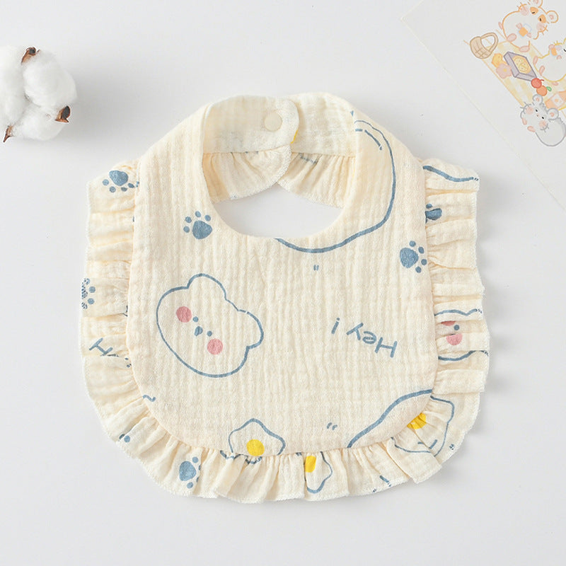 Lace Ruffled  Bib