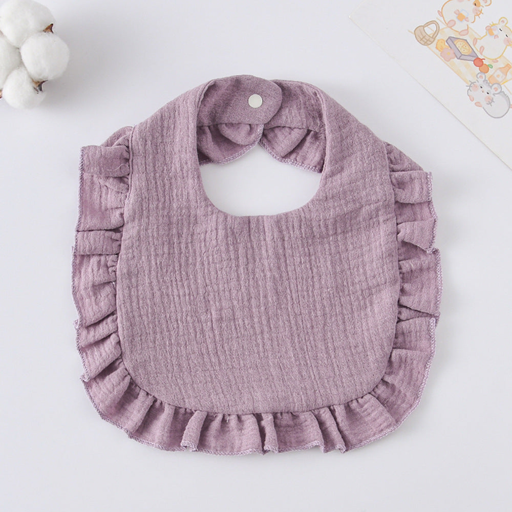Lace Ruffled  Bib