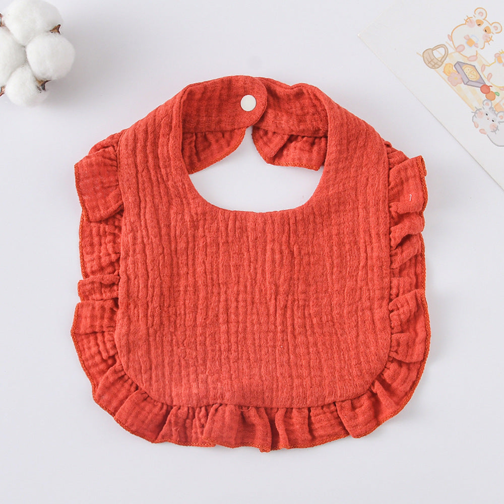 Lace Ruffled  Bib