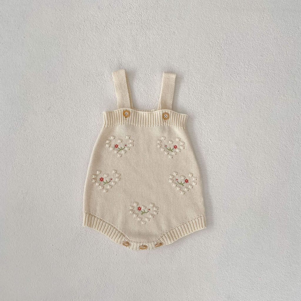Polka Dot Heart-shaped Embroidered Cardigan Set