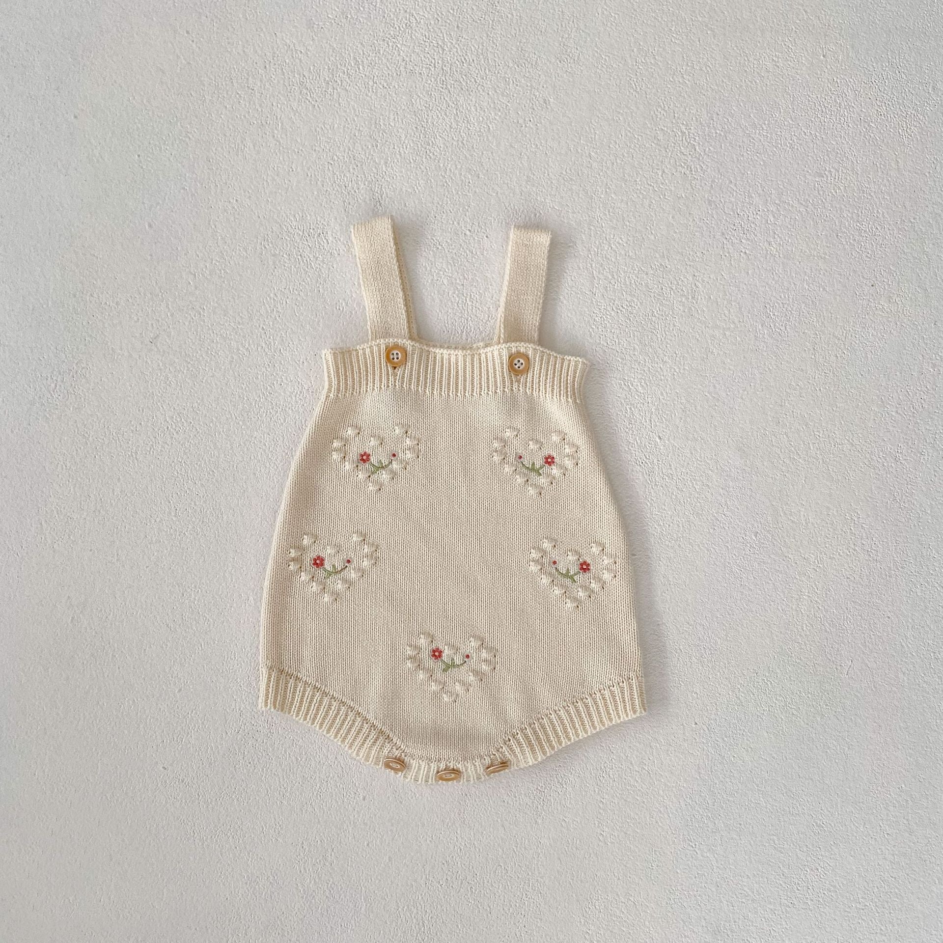 Polka Dot Heart-shaped Embroidered Cardigan Set