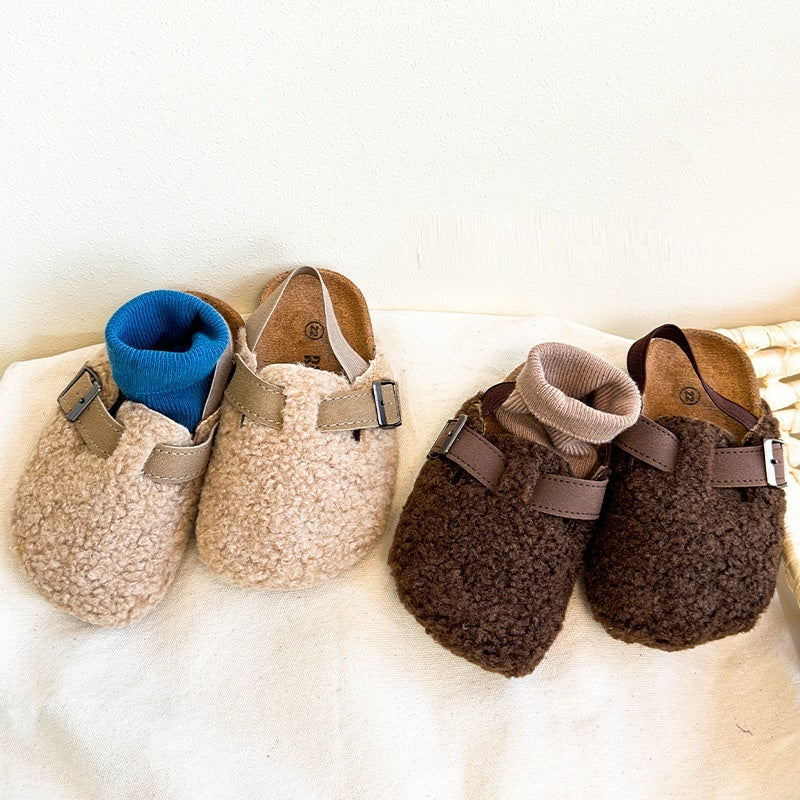 Wool Half Slippers