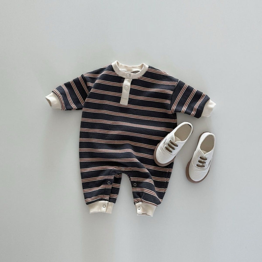 Jumpsuit Striped Long Sleeve