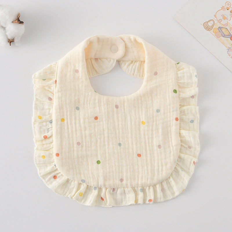Lace Ruffled  Bib