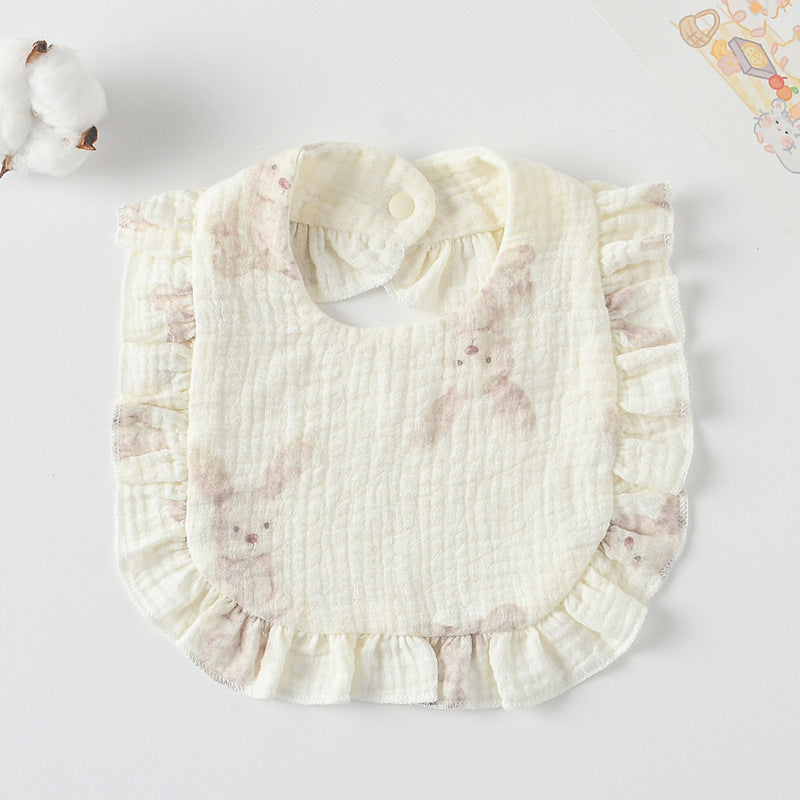 Lace Ruffled  Bib
