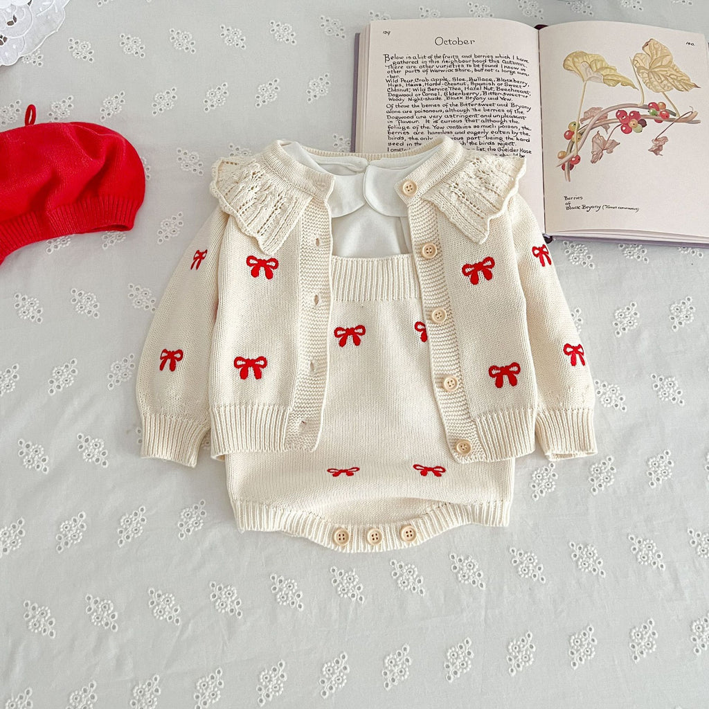 Sweater Cotton Yarn Princess Jumpsuit Suit