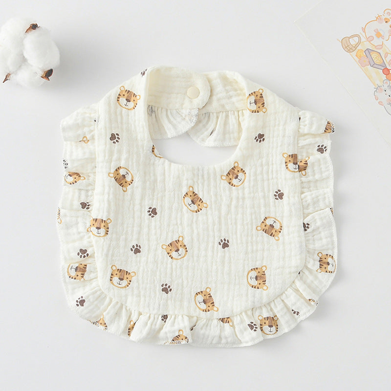 Lace Ruffled  Bib