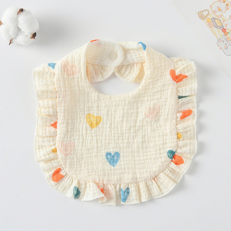 Lace Ruffled  Bib
