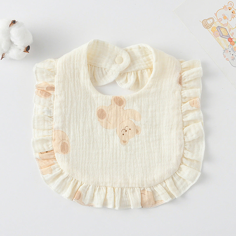Lace Ruffled  Bib