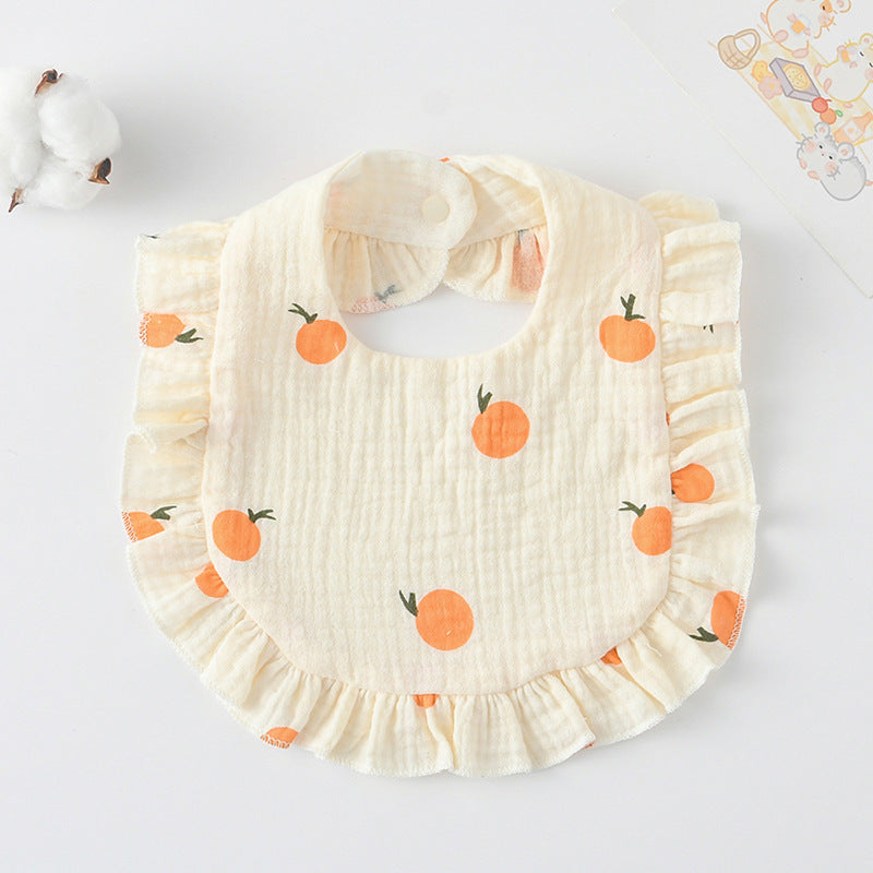 Lace Ruffled  Bib