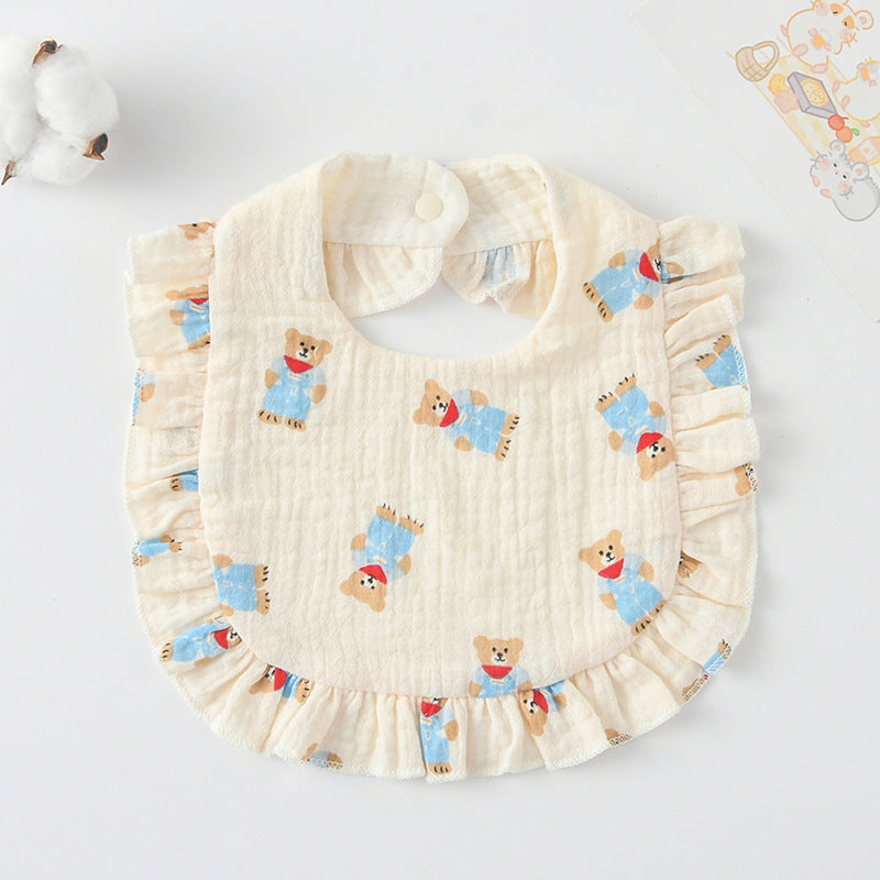 Lace Ruffled  Bib
