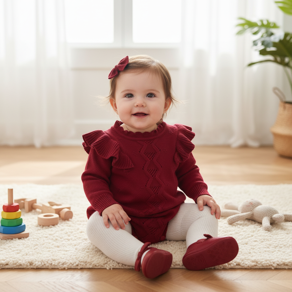 Pullover Sweater Lace Jumpsuit