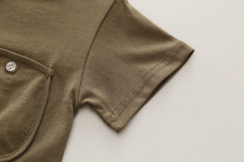 Casual Toddler T-shirt Short Sleeve Suit