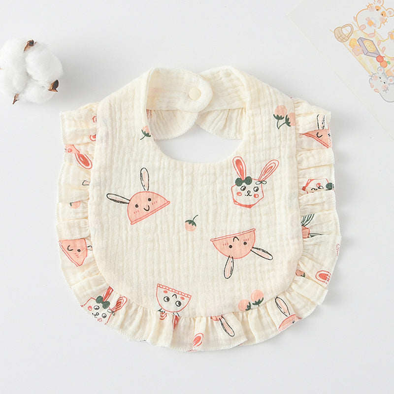 Lace Ruffled  Bib