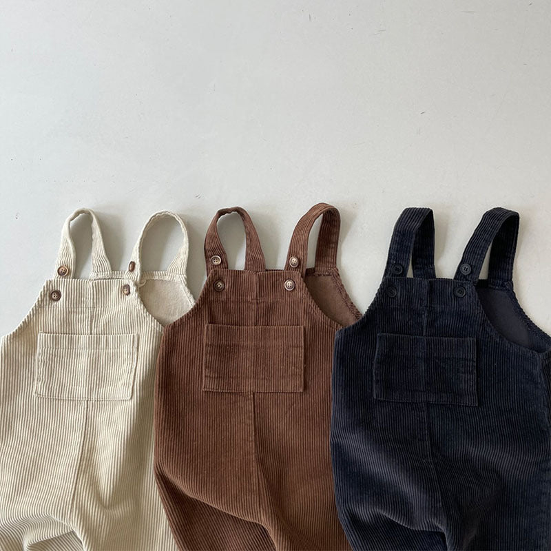 Multi-color Corduroy Casual Suspenders