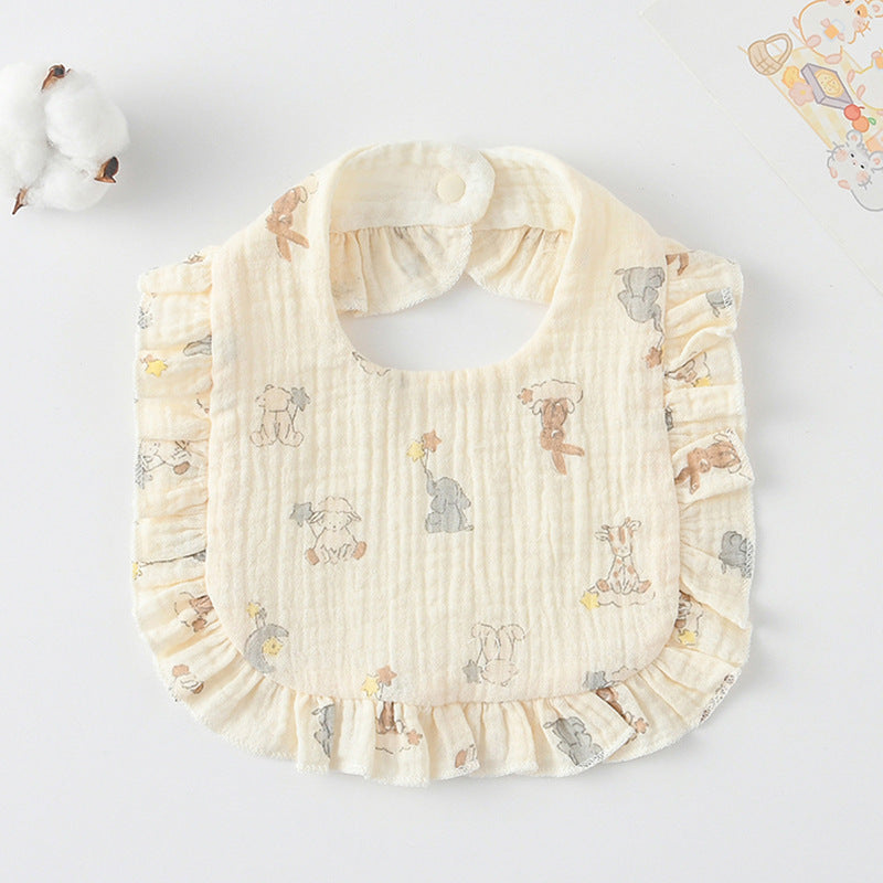 Lace Ruffled  Bib