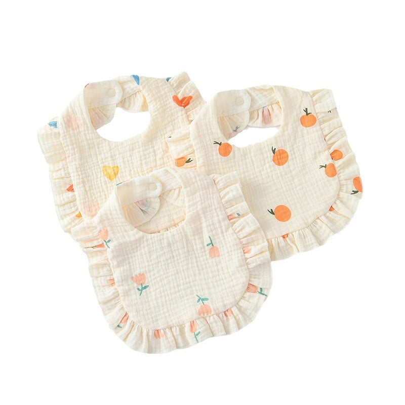 Lace Ruffled  Bib