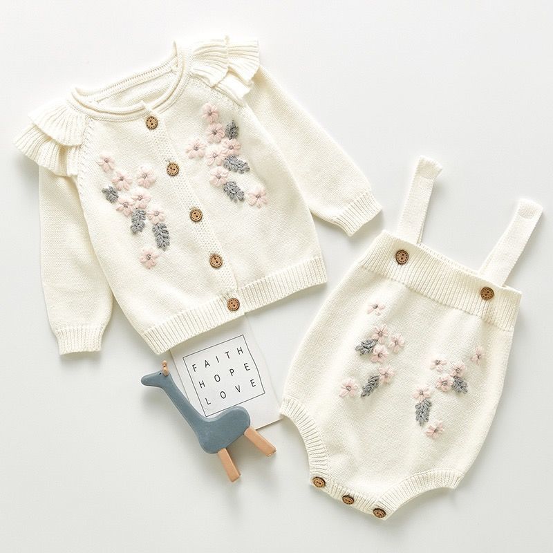 Princess Embroidered Jumpsuit Autumn And Winter