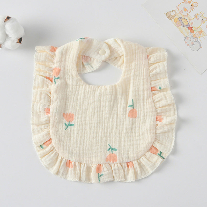 Lace Ruffled  Bib