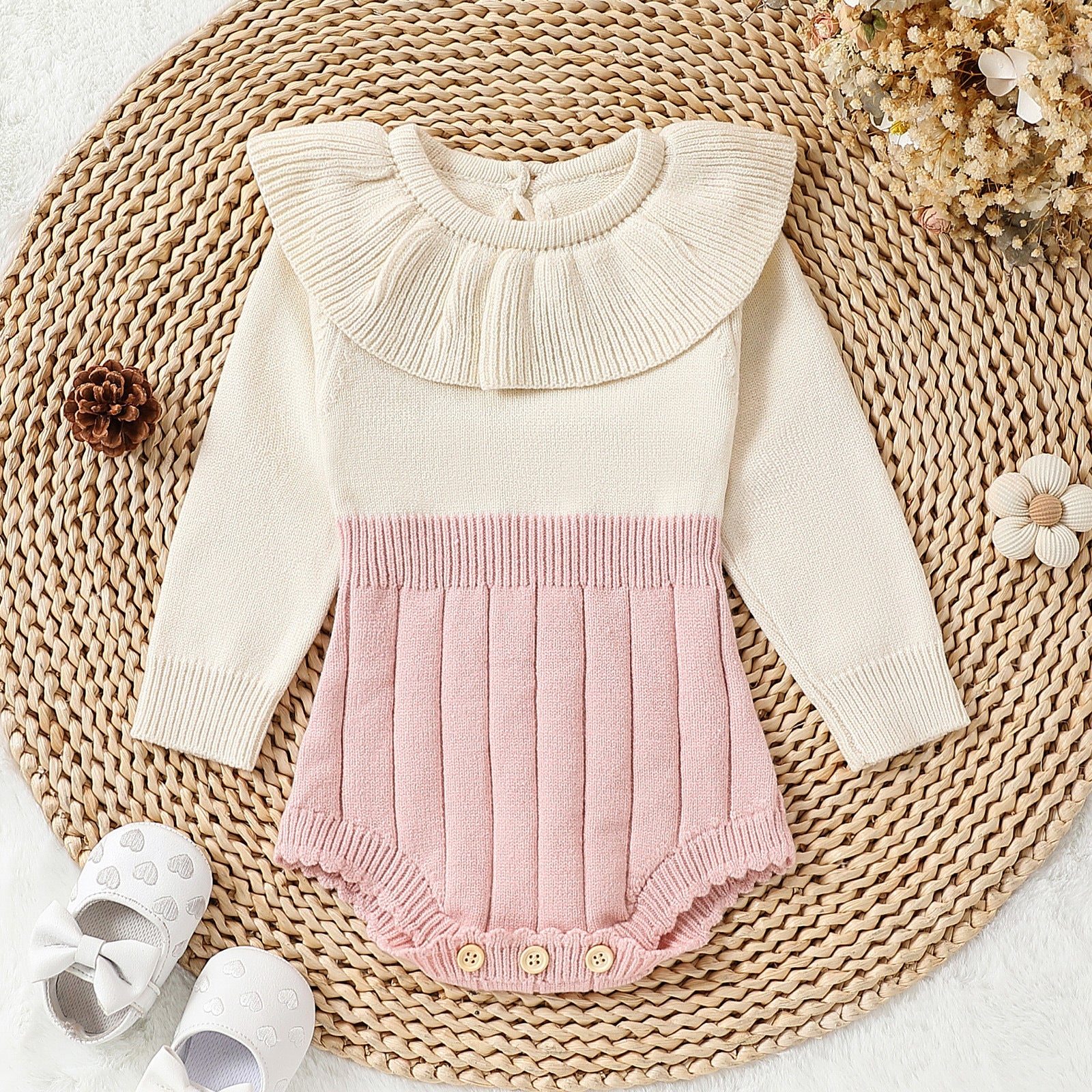 Cotton Simple One-piece Romper