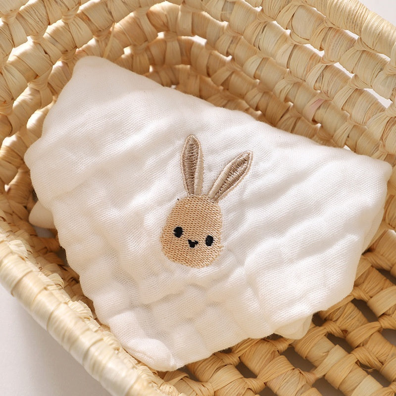 Small Square Saliva Towel