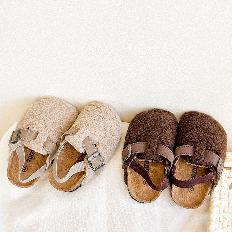 Wool Half Slippers