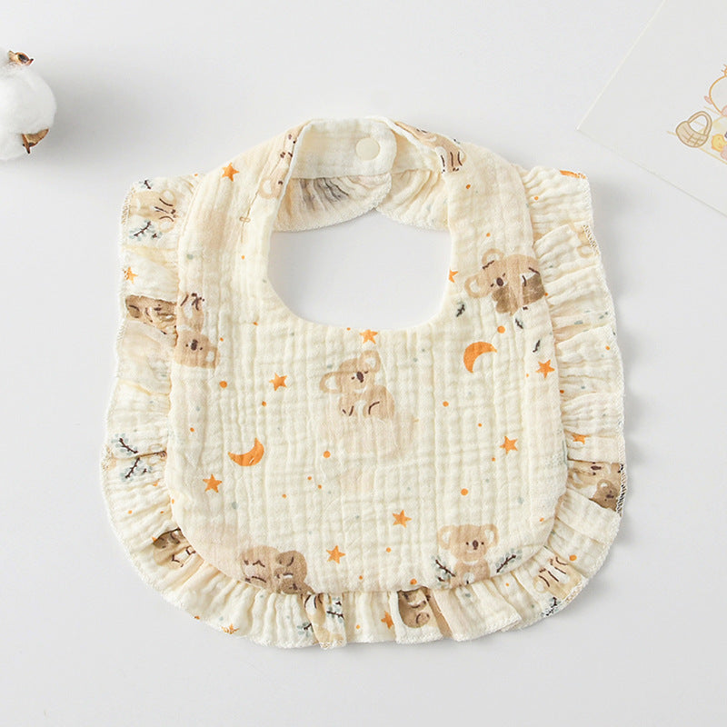 Lace Ruffled  Bib