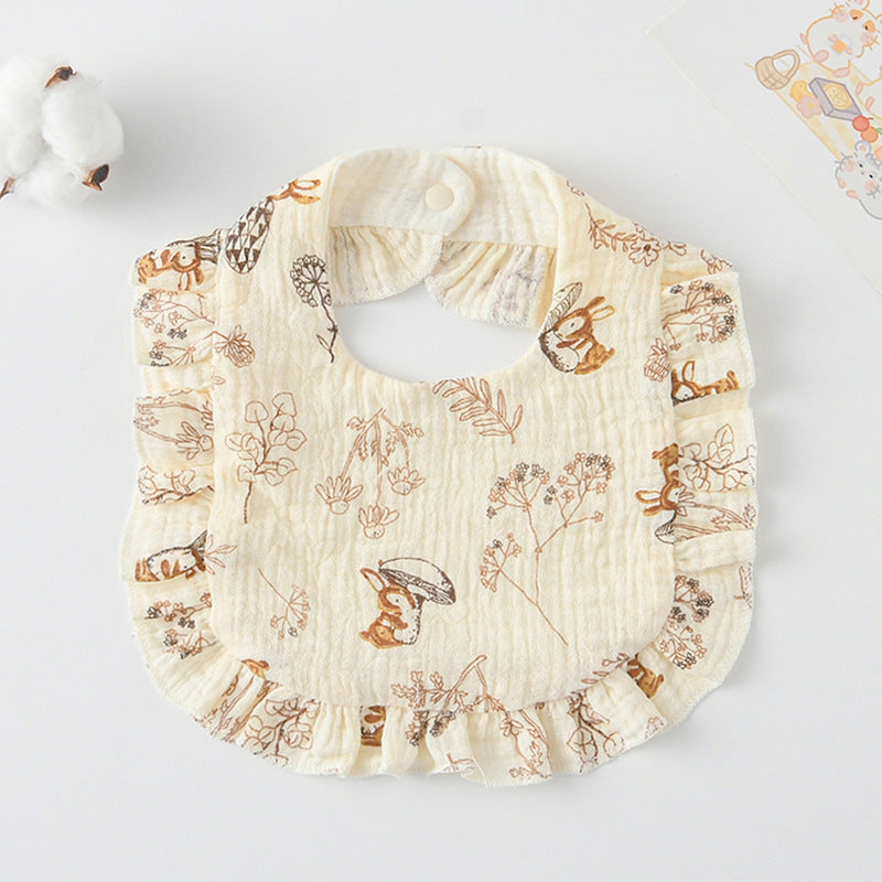 Lace Ruffled  Bib