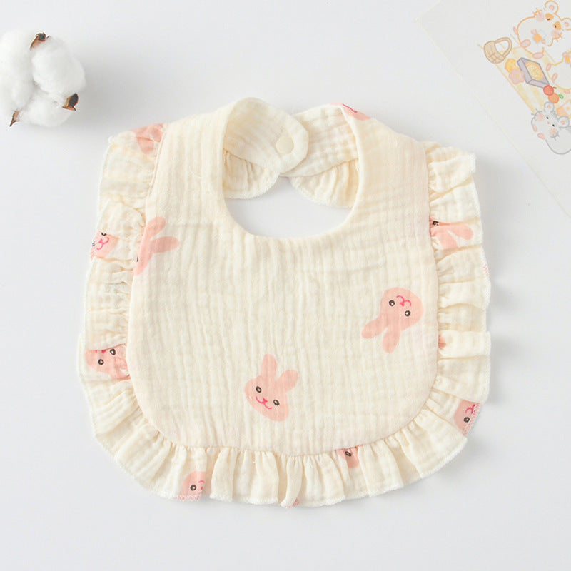 Lace Ruffled  Bib