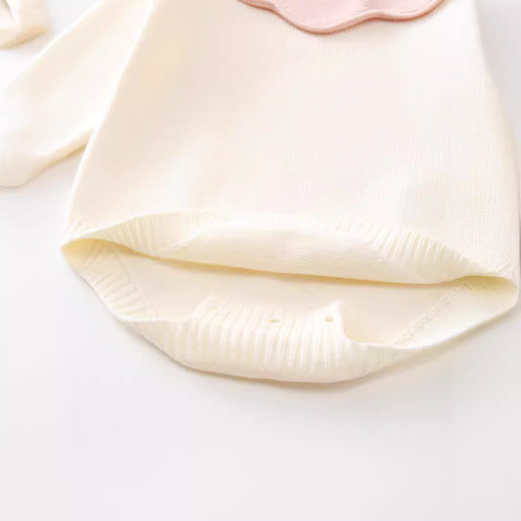 Long Sleeve Triangle Jumpsuit Romper