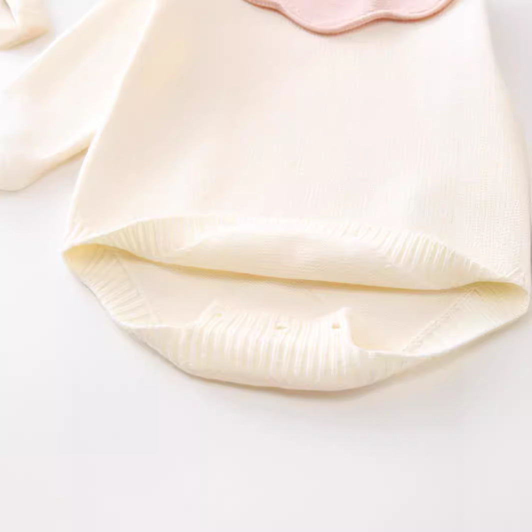 Long Sleeve Triangle Jumpsuit Romper