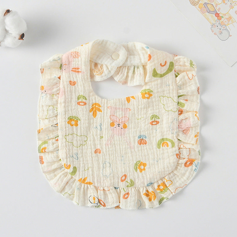 Lace Ruffled  Bib
