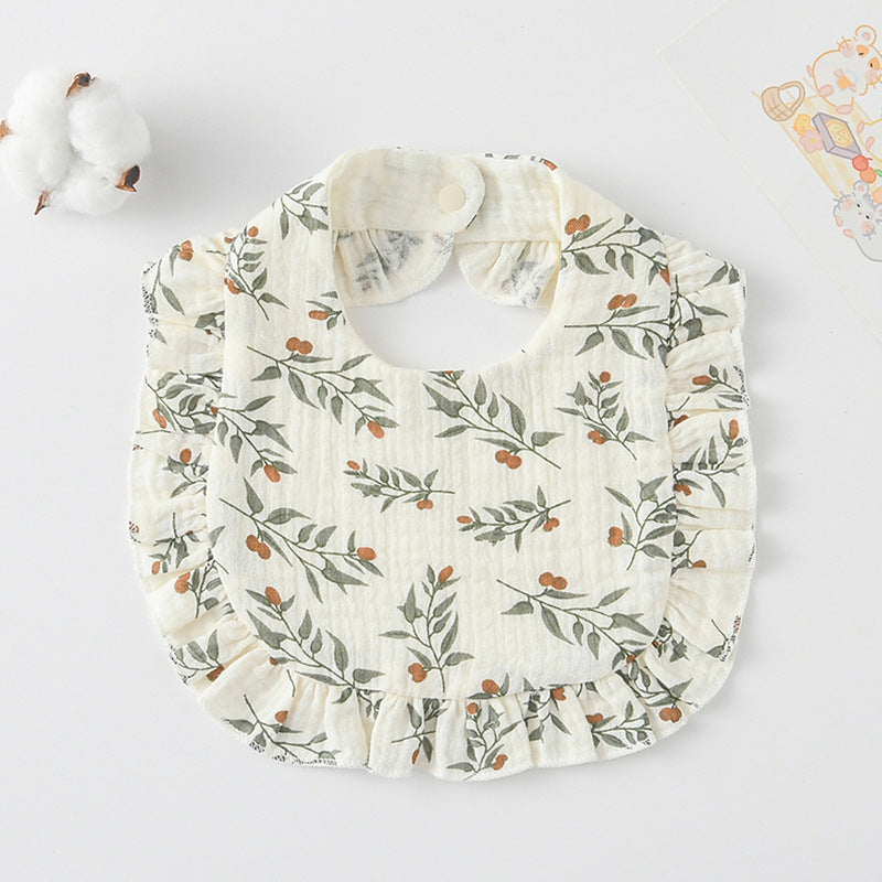 Lace Ruffled  Bib
