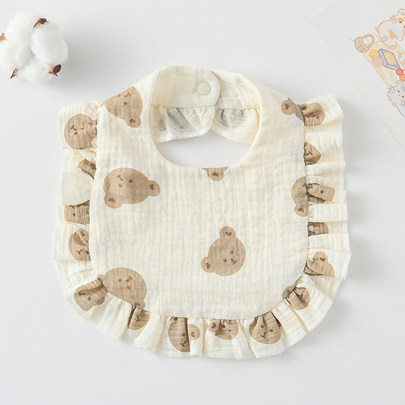 Lace Ruffled  Bib