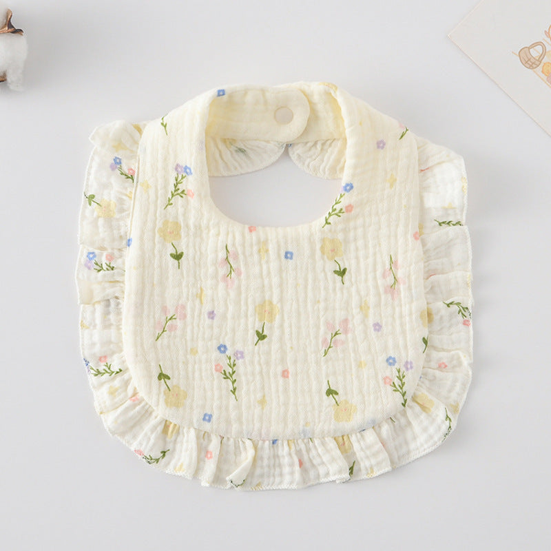Lace Ruffled  Bib