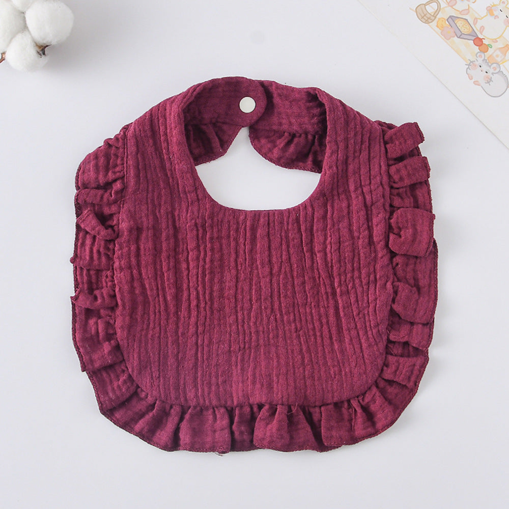 Lace Ruffled  Bib