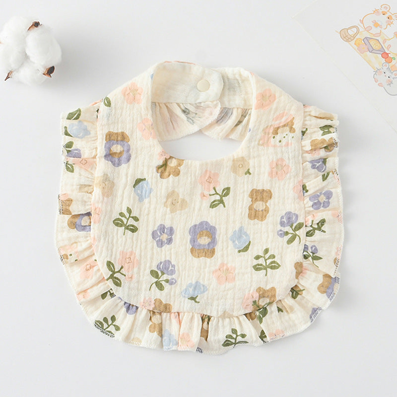 Lace Ruffled  Bib